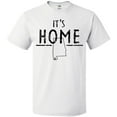 thumbnail image 3 of Inktastic It's Home- Alabama State Outline Distressed Text T-Shirt, 3 of 5