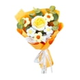 thumbnail image 3 of Ramo de flores de ganchillo de 11,8 pulgadas, decoración navideña decorativa hecha a mano para aniversario, multifuncional, 3 of 9