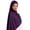 Dark Purple, variant on QASIEATN Cozy Silk Scarves for Women Cotton Hijab Women's Headscarf Quality 180 X 55 Cm Soft Breathable and Opaque Fall Fashion Accessories