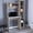 Gray, variant on Stylish and Spacious - Two Shelves and Five Cubbies Writing Desk for Home Office