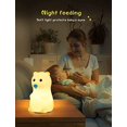 thumbnail image 5 of 1pc Kids Night Light, Cute Bear Baby Night Light USB recargable, Portable LED Baby Night Light para niña adulto niño, lámpara táctil de silicona TUNC Sencillez, 5 of 5