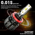 thumbnail image 5 of Compatible for Mazda CX9 2007-2012 LED Headlight Bulbs Kit Hi/Lo Beam Pure White 2-Pack, 5 of 11