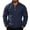 16# Navy, variant on Men's Classic Zip Front Polar Fleece Jacket Dark Gray M