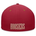 thumbnail image 4 of Men's Fanatics Crimson/Brown Indiana Hoosiers NoBo Fitted Hat, 4 of 4