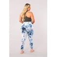 thumbnail image 5 of Plus Size Soft Brushed Joggers With Shoe Lace Tie - Blue, Pink Tie Dye, 5 of 11