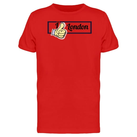 I Like London Thumbs Up Tee Men's -Image by Shutterstock