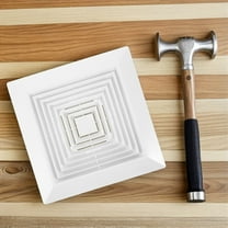 NIAIZEK White Bathroom Exhaust Vent Cover 12x12 Inches with Spring Lock Design for Square Ceiling Fans and Vents