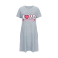 thumbnail image 5 of Jamicy Soft Sleepwear for Women Gifts for Mom Women's Nightgown Cute Print Sleep Shirts Soft Nightshirt Lightweight Pajamas Dress, 5 of 5