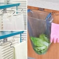 thumbnail image 5 of Under Sink Trash Bag Holder for Cabinet Doors & Cupboards, Large Stainless Steel Garbage Bag Organizer for Kitchen RV Camper Use, Plastic Bag Dispenser Mount - (1 Piece), 5 of 6