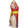 thumbnail image 3 of Monkey D Luffy Sexy Red Dress Luffy Wano Dress Kimono Robe Dress Outfit for Teen Women Female Adult, 3 of 7