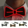 thumbnail image 3 of Dbuoem Luminous Necktie Detachable Design Glowing Bow Tie Masquerade Party Halloween Cosplay Costume Accessory, 3 of 8