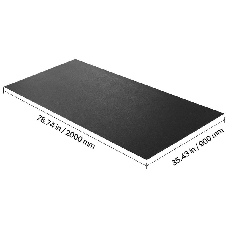 KFFKFF Durable Treadmill Mat for Carpet and Hard Floor, 35.5