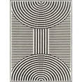 thumbnail image 4 of Hauteloom Deron Hallway, Kitchen Machine Washable Runner Rug - Contemporary - Black, Off White - 2'7" x 7'2", 4 of 8