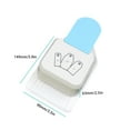 thumbnail image 3 of Gift Tag Cutter Label Punch Craft Tag Paper Puncher 3 in 1 Tag Puncher Cutter, 3 of 19