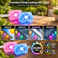 Tringa Color Rope Light 100FT RGB+IC Permanent Outdoor Light Rope for House Exterior Decor ...