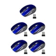 thumbnail image 1 of jesticaly Computer 2.4Ghz Wireless Optical Mouse Quick Speed Low Latency 6 Buttons Plastic Gaming Mice Desktop PC Portable Blue 5Set, 1 of 6