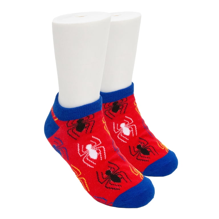 Spider-Man Boys No Show Socks, 6-Pack photo 4