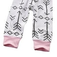 thumbnail image 5 of BULLPIANO 2PC Infant Baby Girls Romper Pants Set Headband Hat Clothes Outfit Set 0-24 Months, 5 of 6