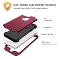 thumbnail image 3 of Funda de teléfono BENTOBEN para iPhone 8 Plus/iPhone 7 Plus, color rojo vino, 3 of 8