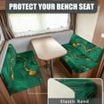 thumbnail image 2 of Uorisanigo Green Marble RV Cushion Slipcover, Stretch RV Dinette Cushions Covers Camper Washable Cushion Booth Seats Sofa Cushions for Travel Trailer Couch (1 Bench & 1 Backrest Covers), 2 of 7