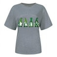 thumbnail image 4 of Wolfast T-Shirts pour Femmes Manches Courtes Mode Féminine Saint-Patrick Imprimé Col Rond Manches Courtes T-Shirt Décontracté Haut T-Shirts pour Femmes Mode, 4 of 9
