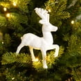 thumbnail image 5 of Christmas Tree Hanging Ornaments Snowflake Angel Deer White Pendants Navidad New Year Party Home Xmas Tree Decorations Kids Toys (1pcs style I), 5 of 7