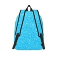 thumbnail image 6 of Defioc Sky Blue Glitter for Canvas Backpack,Travel Rucksack Unisex Knapsack Laptop Backpack for Work & College -Small, 6 of 7