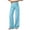 Light Blue#palazzo yoga pants for women, variant on SZJXBUY Flowy Drawstring Pants for Women Dressy Casual High Waisted Pinstripe High Waist Pant Summer Stretchy Straight Tube Business Work Dress Trousers Khaki,XL