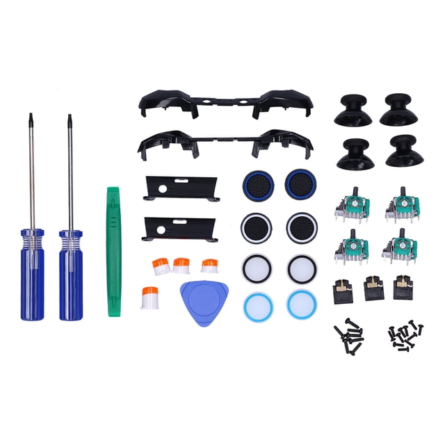 Kit de controlador de juego de repuesto QM21071021, Kit de reparación de controlador de botones ABXY, disparadores de parachoques de Joystick