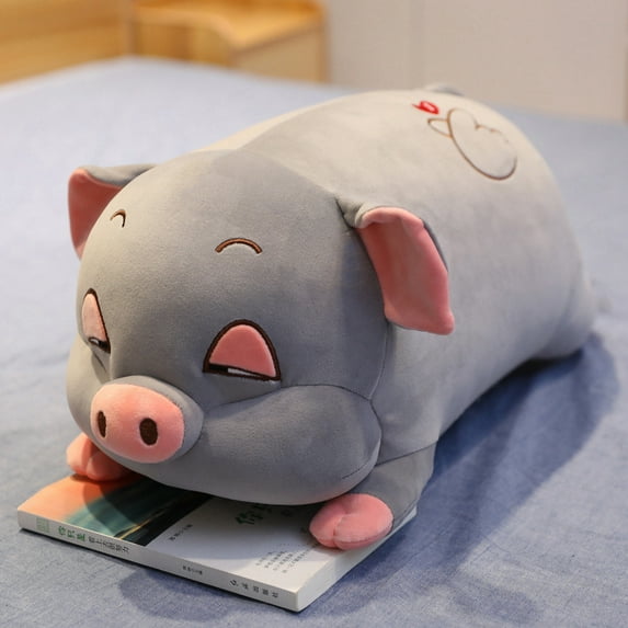 40cm/50cm Plush Doll Cartoon Pig Hamster Toy Sofa Cushion Throw Pillow for Kids Present