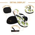 thumbnail image 3 of Summer Flip Flops Non-Slip Lightweight Rubber Sandals Vacation Beach Essentials Cute Frog Pattern, 3 of 8