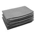 thumbnail image 1 of relayinert 3x Blue Plastic Under Bed Storage Convenient Organizer For Clothes Blankets And Duvets Keeping Gray 1Set, 1 of 6