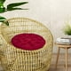 thumbnail image 3 of Cojín de asiento exterior kusrkot para silla huevo colgante de patio resistente al agua rojo, 3 of 7