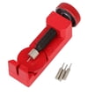 thumbnail image 1 of Watch Band Strap Bracelet Adjuster Tool Link Pins Remover Repair Watchmaker Kit (Red), 1 of 12