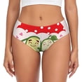thumbnail image 1 of Fotbe Avocado Lovers Wearing Umbrella Calzones Estampados para Mujer – Ropa Interior de Algodón, Cómoda, Suave y Elástica-Medium, 1 of 6
