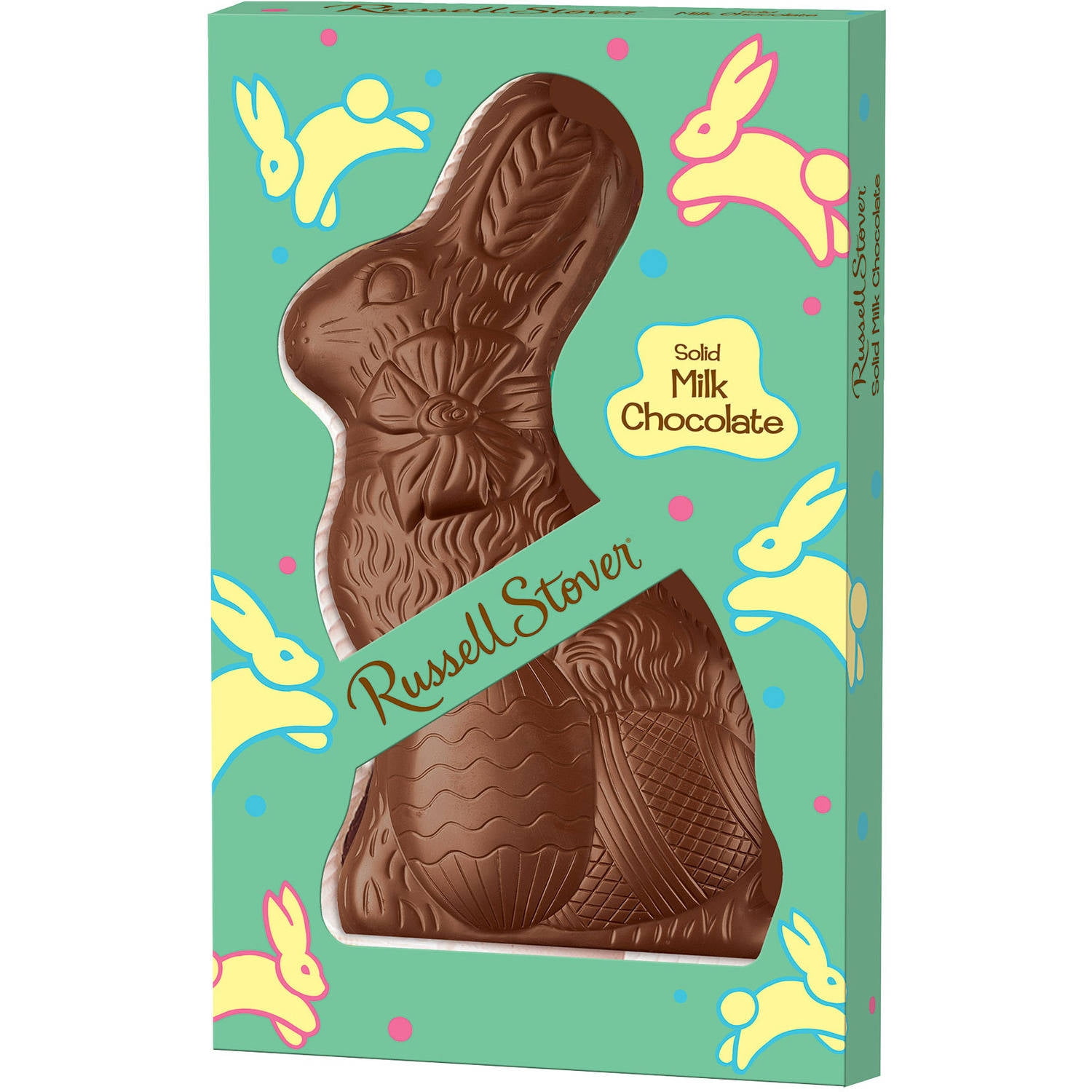Russell Stover Milk Chocolate Jumbo Solid Easter Bunny, 11 Oz. - Walmart.com
