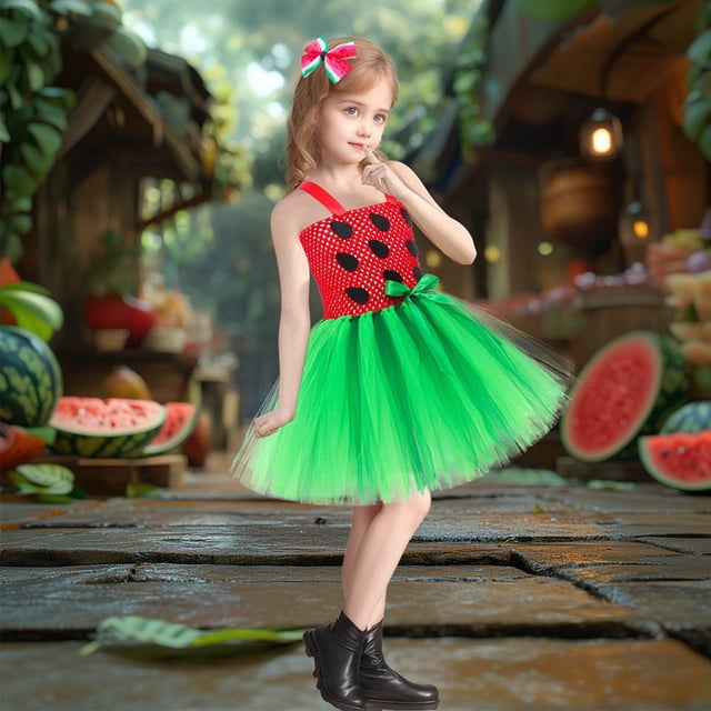 LOVZFMLL Robe d'Été Sans Manches à Col Rond Imprimée pour Filles