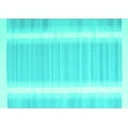 thumbnail image 1 of Ahgly Company Indoor Rectangle Abstract Turquoise Blue Contemporary Area Rugs, 2' x 3', 1 of 4