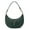 SD Dark Green, variant on Mire Shoulder Women's Bag , Weave Vegan Leather Half Moon Top Handle Handbag by Mia K - Grey