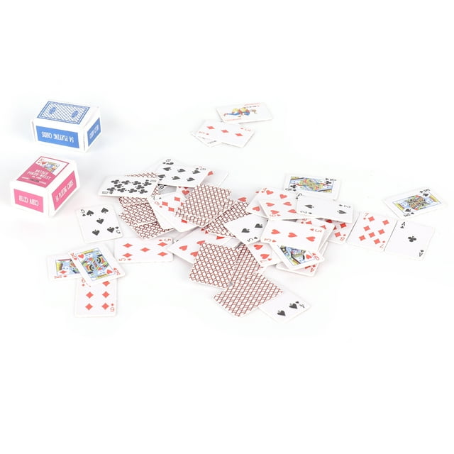 Naipes de casa de muñecas NikouMX miniatura 1/12 papel elegantes y modernos