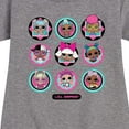 thumbnail image 3 of LOL Surprise! Dolls - All Dolls Together - Toddler & Youth Girls Fleece Dress, 3 of 5