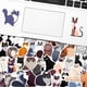 thumbnail image 2 of Cute cat stickers, set of 50, waterproof and UV resistant, perfect for all your gadgets, 2 of 5