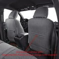 thumbnail image 6 of coverdream Tacoma Seat Covers Full Set for 2016-2023 Toyota Tacoma Double/Crew Cab SR,SR5,TRD Pro/Sport - Washable Polyester Auto Seat Covers (Full Set,Gray), 6 of 7