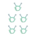 thumbnail image 2 of Sonducket Diadema de felpa resistente y duradera para orejas de ojos de caracol Diadema ligera y adorable para lavarse la cara verde claro Type2 NO2, 2 of 6