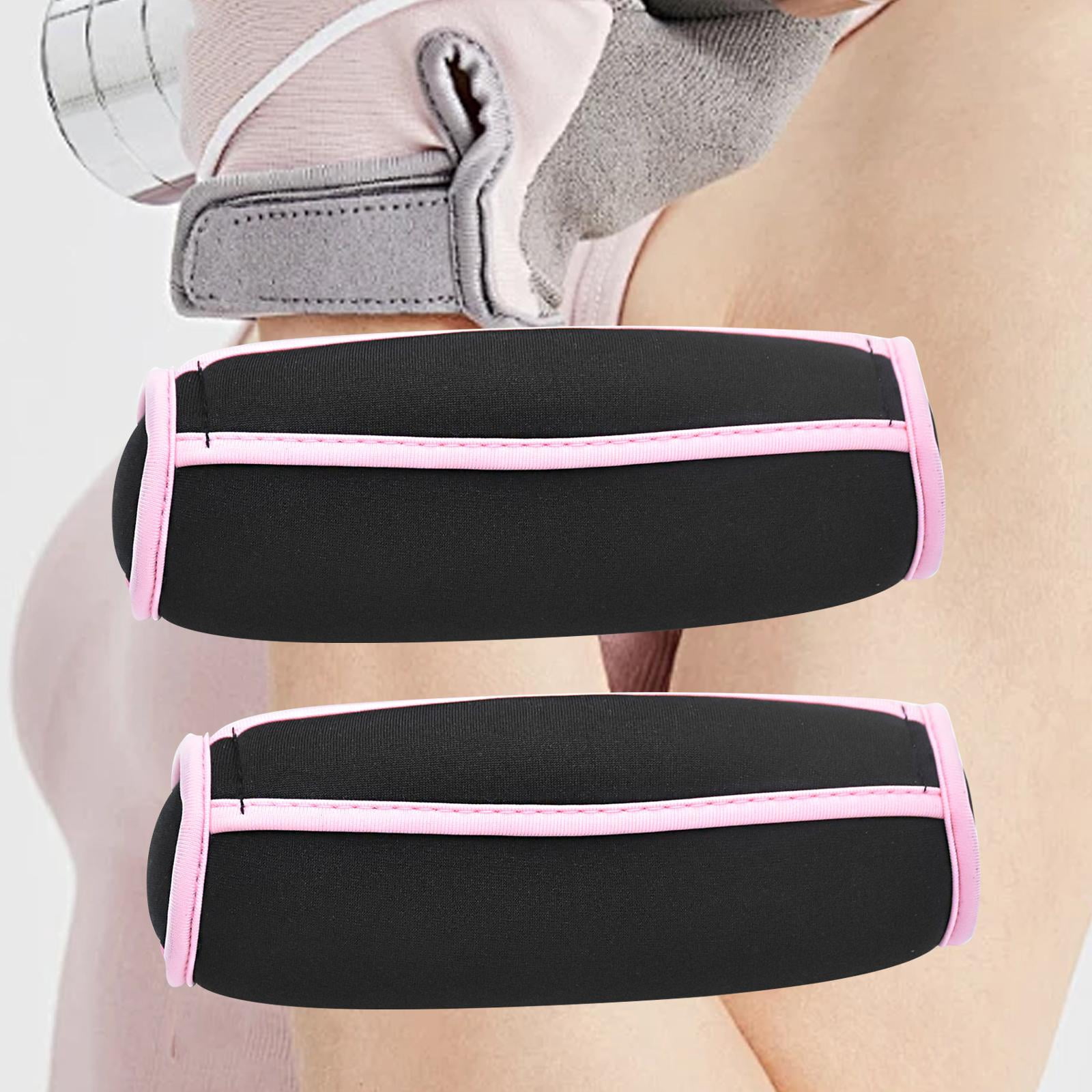 Baoblaze Wrist Weights Pair to Strengthen The Hands Forearm Arm Weights for Women Men for Pink 2lb