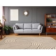 thumbnail image 2 of Capri Binya Bone Transitional Area Rug 65 x 93 Easy Care Polypropylene, 2 of 2