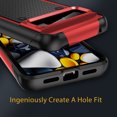thumbnail image 7 of Dteck Shockproof for Google Pixel 8 Case Military Grade Drop Tested Heavy Duty 3 in 1 Hybrid Hard Back & Soft Edge Slim Protective Case,red, 7 of 7