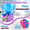 Purple-with Sizer, variant on Pink-with Sizer Electric Balloon Pump Dual Nozzle Inflator for Party Decorations