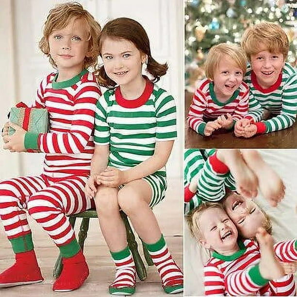 UNIKIDS Pijama de Navidad para ninos y ninas ropa de dormir traje de Navidad Walmart en linea