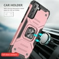 thumbnail image 5 of SOATUTO For Samsung S23 Phone Case Military Grade Drop Rugged Cover Anti-Scratch Protective 360° Rotate Kickstand Sturdy Shockproof Phone Case Cover For Samsung Galaxy S23 - Rose Gold, 5 of 6